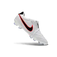 Chuteira Campo Nike Tiempo Ligera Pro FG Branco, Preto e Laranja  - imagem 6