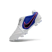 Chuteira Campo Nike Tiempo Ligera Pro FG Branco, Azul e Rosa - imagem 5