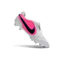 Chuteira Campo Nike Tiempo Ligera Pro FG Branco, Azul e Rosa - imagem 6