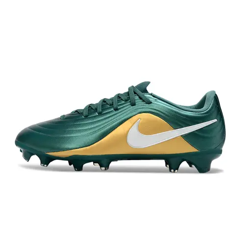 Chuteira Campo Nike Tiempo Maestro Elite FG Verde e Dourado