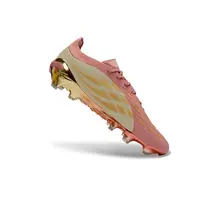 Chuteira Campo Adidas Predator 26 Elite FG Rosa e Dourado - imagem 4