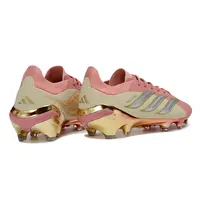 Chuteira Campo Adidas Predator 26 Elite FG Rosa e Dourado - imagem 3