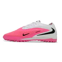 Chuteira Society Nike Phantom GX 6 Elite TF Branco e Rosa - imagem 1