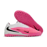 Chuteira Society Nike Phantom GX 6 Elite TF Branco e Rosa - imagem 3