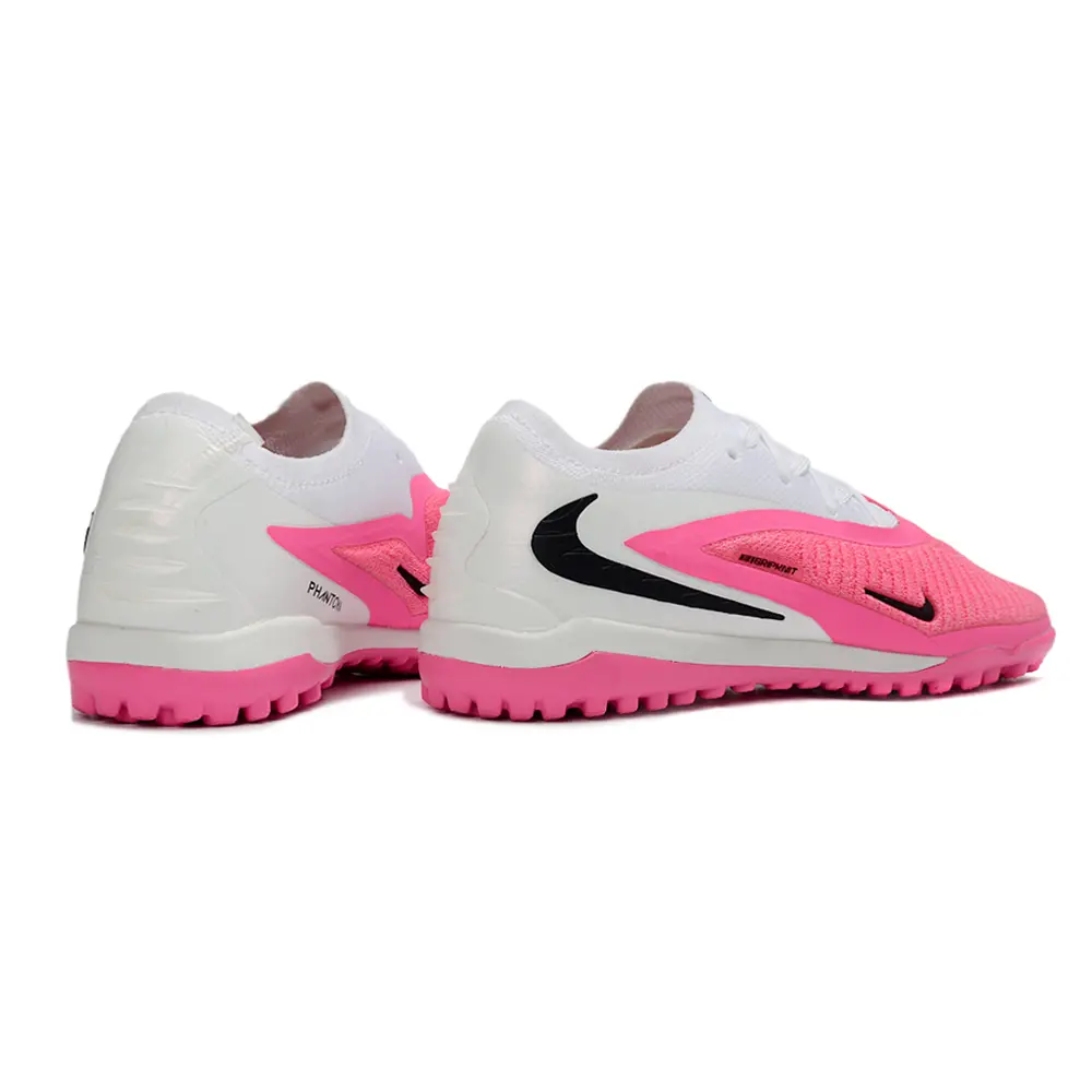 Chuteira Society Nike Phantom GX 6 Elite TF Branco e Rosa