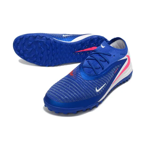 Chuteira Society Nike Phantom GX 6 Elite TF Azul, Branco e Rosa