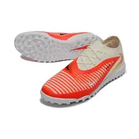 Chuteira Society Nike Phantom GX 6 Elite TF Branco, Laranja e Dourado - imagem 4
