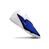 Chuteira Society Nike Phantom ReactX 6 Pro TF Branco, Azul e Rosa - Attack Pack - imagem 6