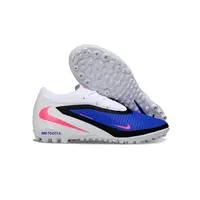 Chuteira Society Nike Phantom ReactX 6 Pro TF Branco, Azul e Rosa - Attack Pack - imagem 4