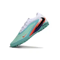 Chuteira Society Nike Phantom ReactX 6 Pro TF Branco, Verde, Azul e Rosa - United Pack - imagem 5