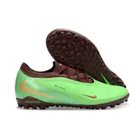 Chuteira Society Nike Phantom ReactX 6 Pro TF Marrom e Verde  - imagem 3