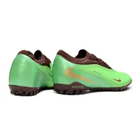 Chuteira Society Nike Phantom ReactX 6 Pro TF Marrom e Verde  - imagem 4