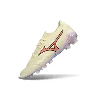 Chuteira Campo Mizuno Morelia Neo 4 Beta FG Amarelo e Laranja  - imagem 3