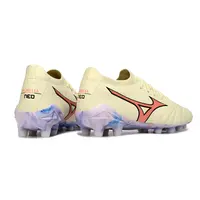 Chuteira Campo Mizuno Morelia Neo 4 Beta FG Amarelo e Laranja  - imagem 6