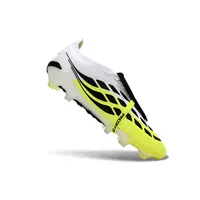 Chuteira Campo Adidas Predator Tongue 26 Elite FG Branco, Verde e Preto - imagem 3