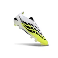 Chuteira Campo Adidas Predator 26 Elite FG Branco, Verde e Preto - imagem 5