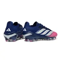 Chuteira Campo Adidas Predator 26 Elite FG Azul Marinho e Rosa - imagem 6