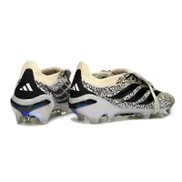 Chuteira Campo Adidas Predator Tongue 26 Elite FG Amarelo, Branco e Preto - imagem 6