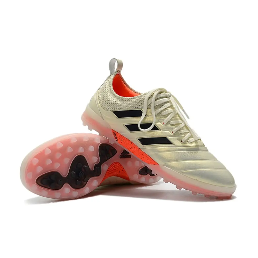 Chuteira Society Adidas Copa 20.1 Bege e Preto