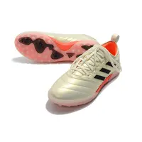 Chuteira Society Adidas Copa 20.1 Bege e Preto - imagem 2