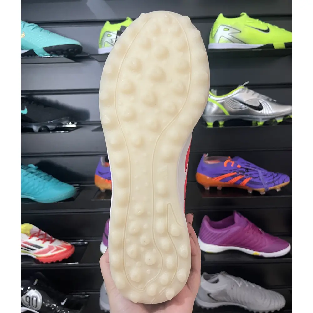 Chuteira Society Adidas Copa Pure.1 TF Branca, Preta e Laranja - Pronta Entrega