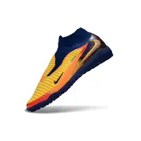 Chuteira Society Nike Phantom GX 6 DF Elite TF Azul, Amarelo e Vermelho - imagem 6