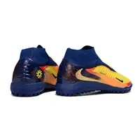 Chuteira Society Nike Phantom GX 6 DF Elite TF Azul, Amarelo e Vermelho - imagem 4