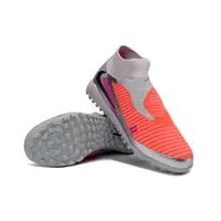 Chuteira Society Nike Phantom GX 6 DF Elite TF Cinza, Prata e Laranja  - imagem 7