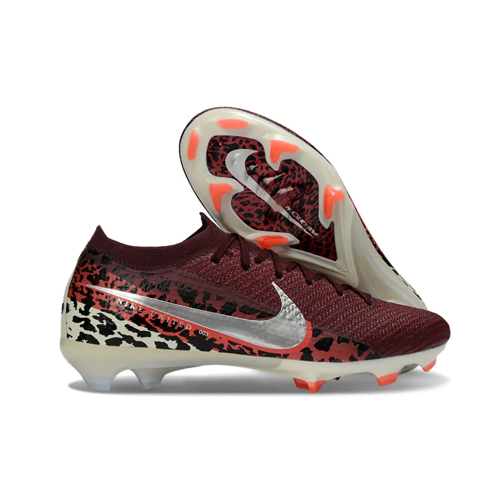Chuteira Campo Nike Air Zoom Mercurial Vapor 16 Elite FG Bordô - United Pack