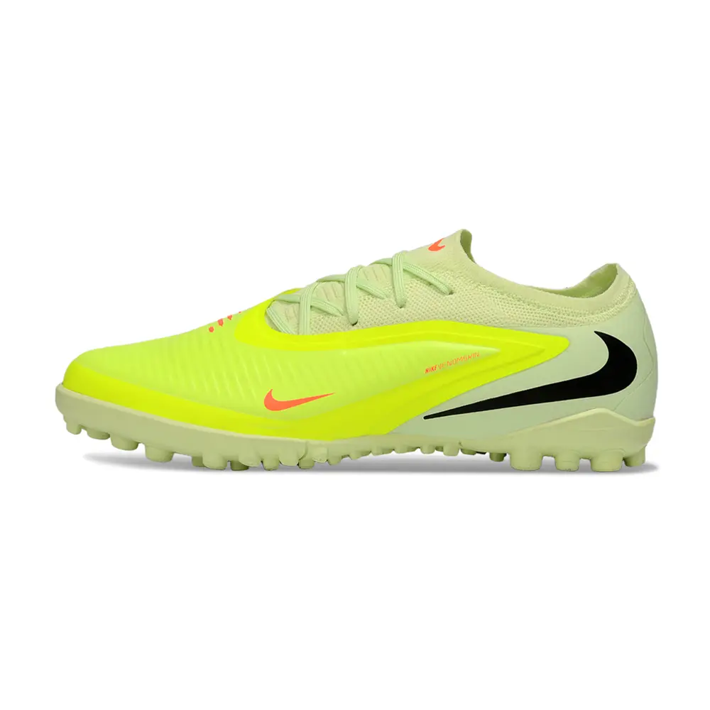 Chuteira Society Nike Phantom ReactX 6 Pro TF Verde - Max Voltage