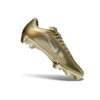 Chuteira Campo Nike Mercurial Superfly 1 Elite FG Dourado e Branco - imagem 6