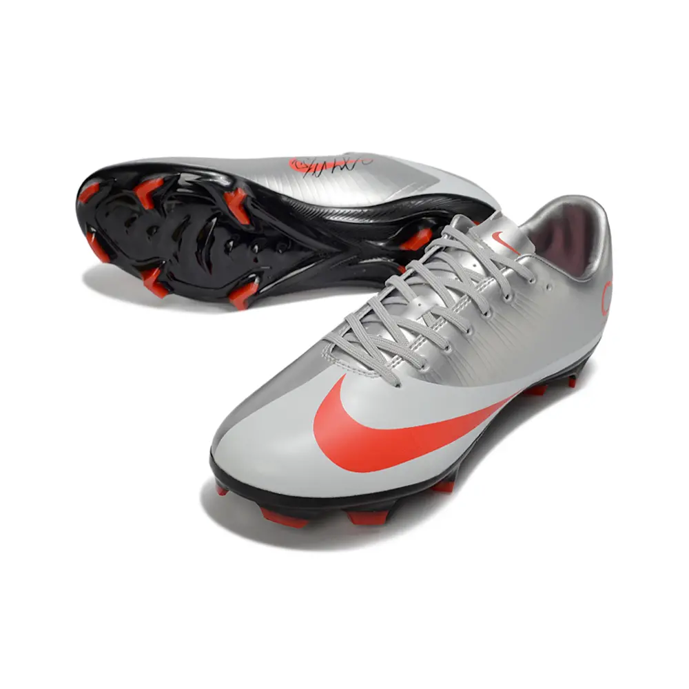 Chuteira Campo Nike Mercurial Superfly 1 Elite FG Prata 