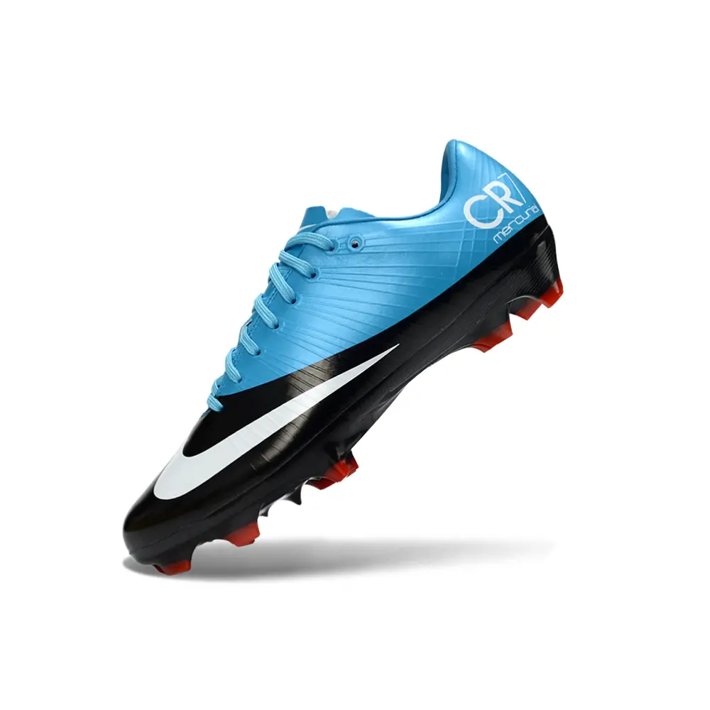 Chuteira Campo Nike Mercurial Superfly 1 Elite FG Azul e Preto