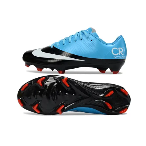 Chuteira Campo Nike Mercurial Superfly 1 Elite FG Azul e Preto