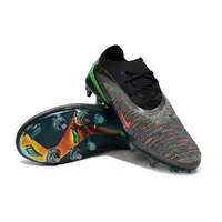 Chuteira Campo Nike Phantom GX 6 Elite Trava Mista Preto, Verde e Laranja - imagem 5