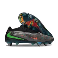 Chuteira Campo Nike Phantom GX 6 Elite Trava Mista Preto, Verde e Laranja - imagem 3