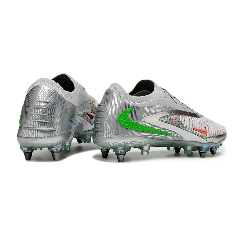 Chuteira Campo Nike Phantom GX 6 Elite Trava Mista Prata