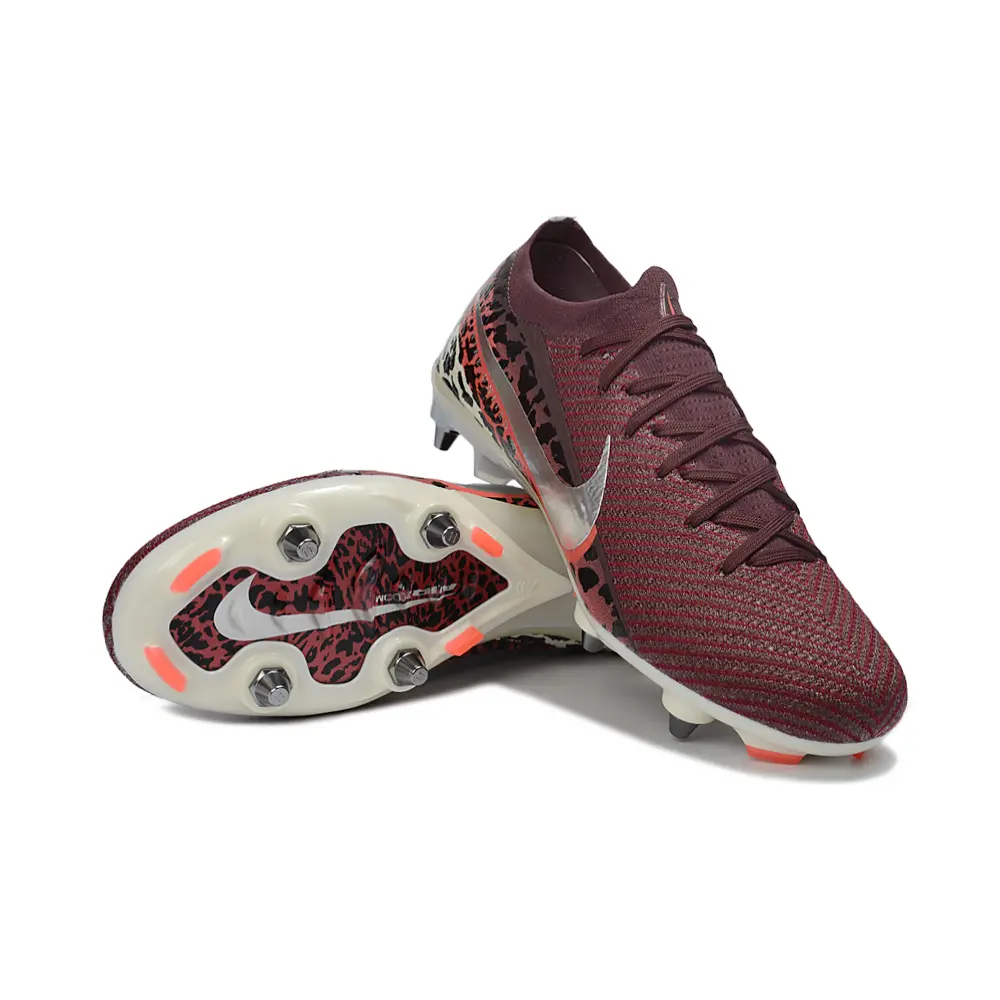 Chuteira Campo Nike Air Zoom Mercurial Vapor 16 Elite Trava Mista Bordô - United Pack
