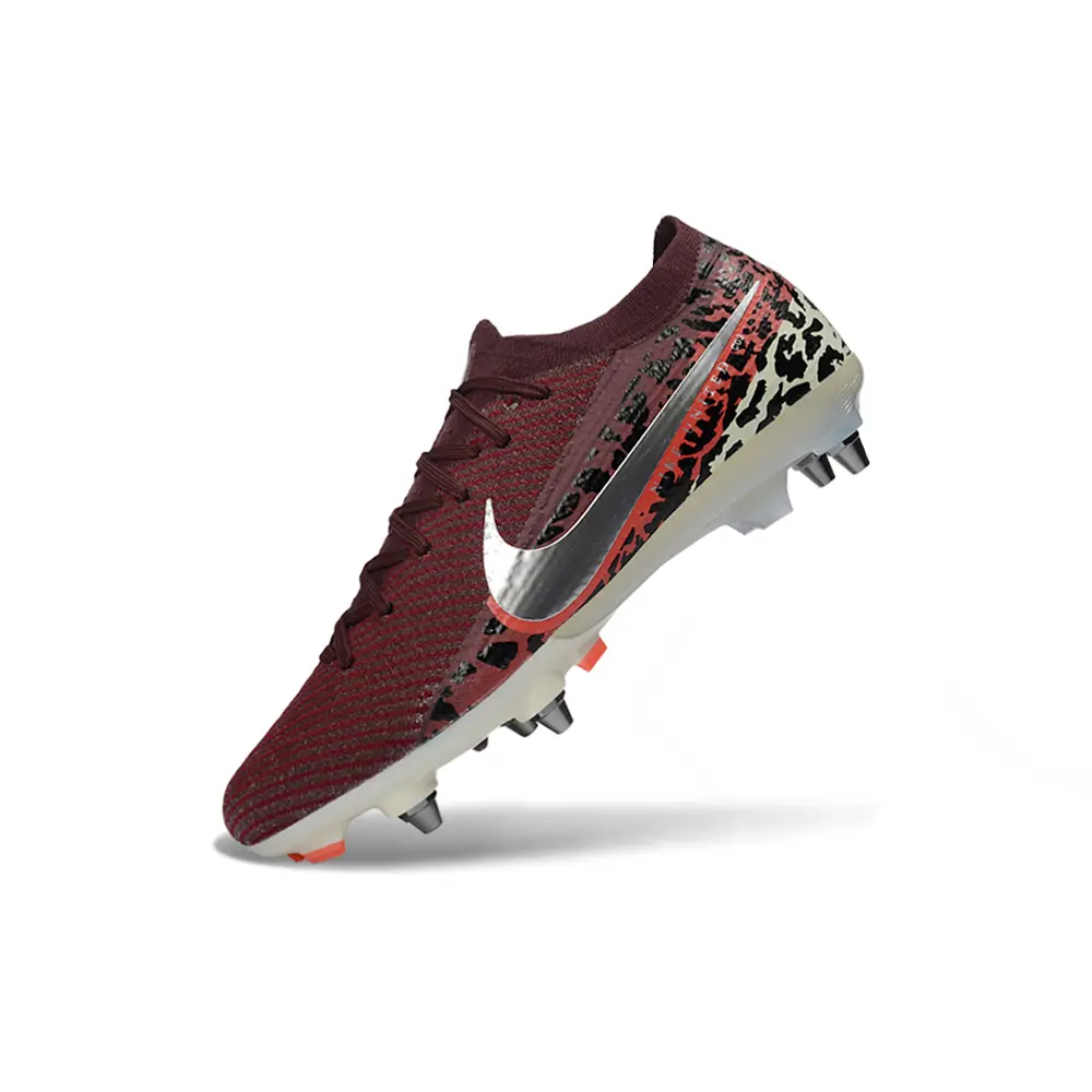 Chuteira Campo Nike Air Zoom Mercurial Vapor 16 Elite Trava Mista Bordô - United Pack