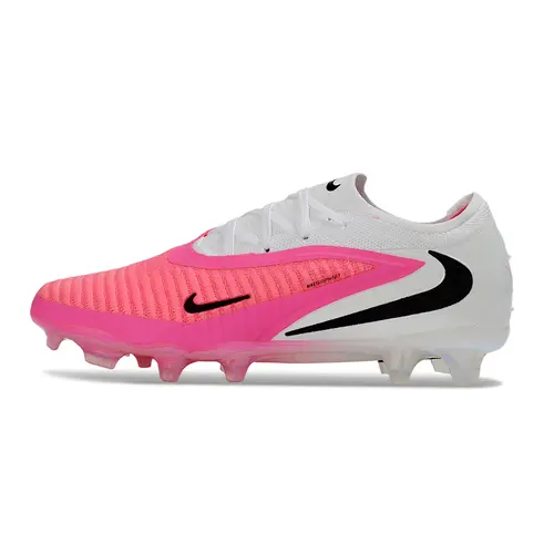 Chuteira Campo Nike Phantom GX 6 Elite FG Branco e Rosa