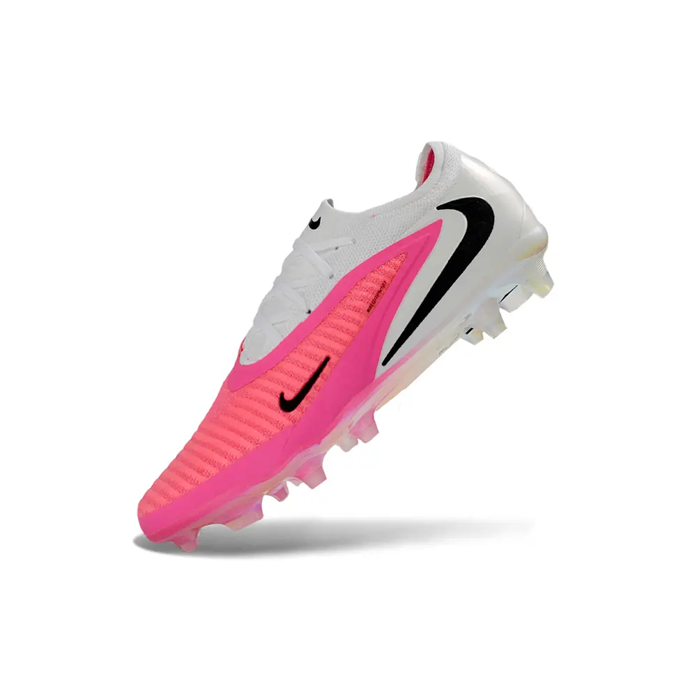 Chuteira Campo Nike Phantom GX 6 Elite FG Branco e Rosa