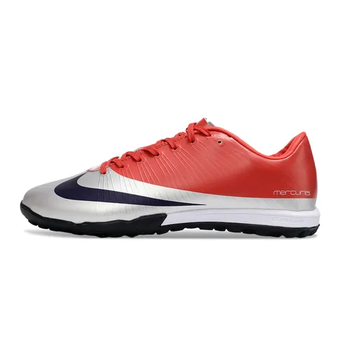 Chuteira Society Nike Superfly 1 Elite TF Vermelho e Prata