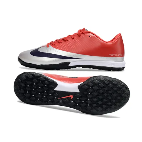 Chuteira Society Nike Superfly 1 Elite TF Vermelho e Prata