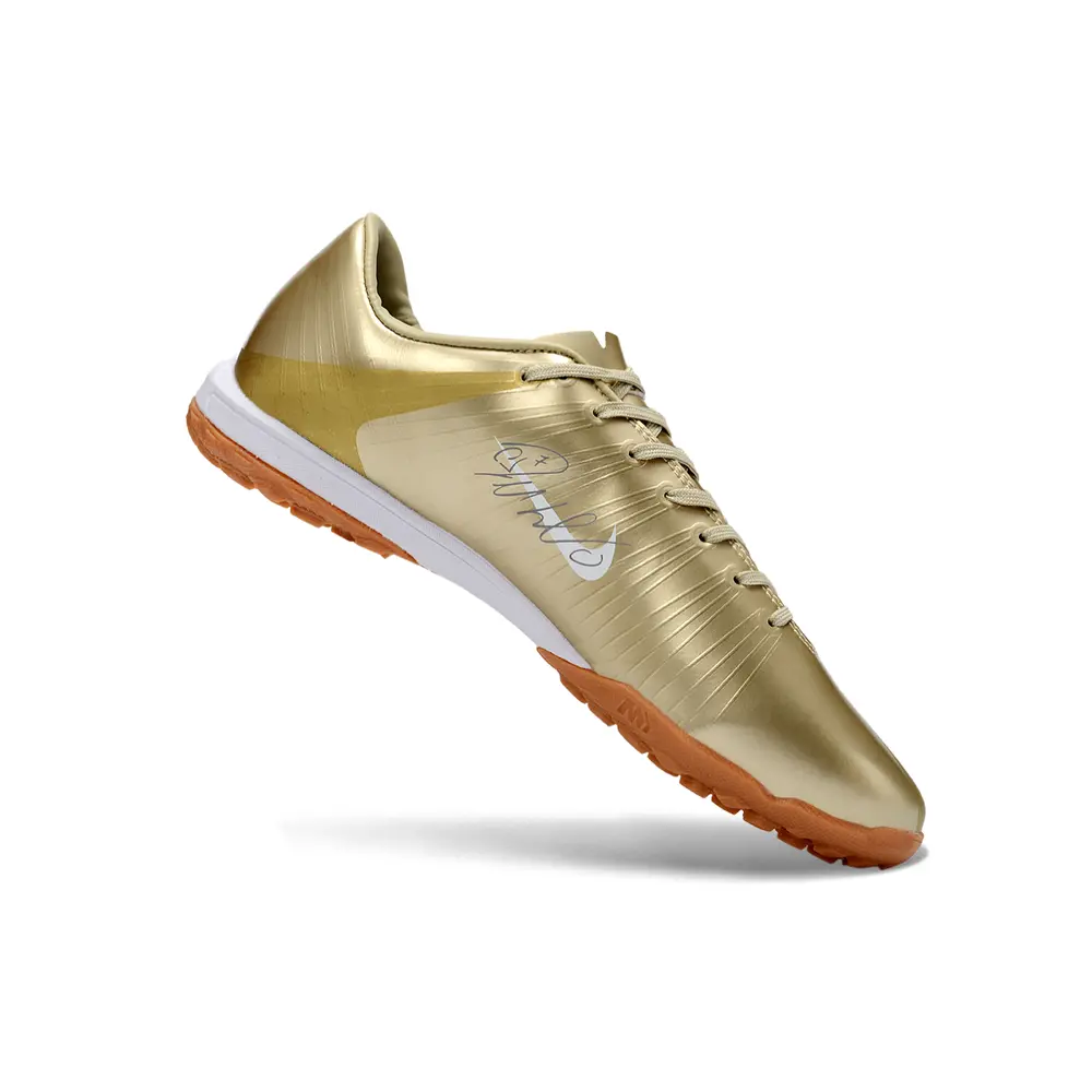 Chuteira Society Nike Superfly 1 Elite TF Dourado e Branco