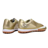 Chuteira Society Nike Superfly 1 Elite TF Dourado e Branco - imagem 3