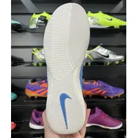 Chuteira Futsal Nike Lunar Gato II IC Azul e Branca - Pronta Entrega - imagem 5