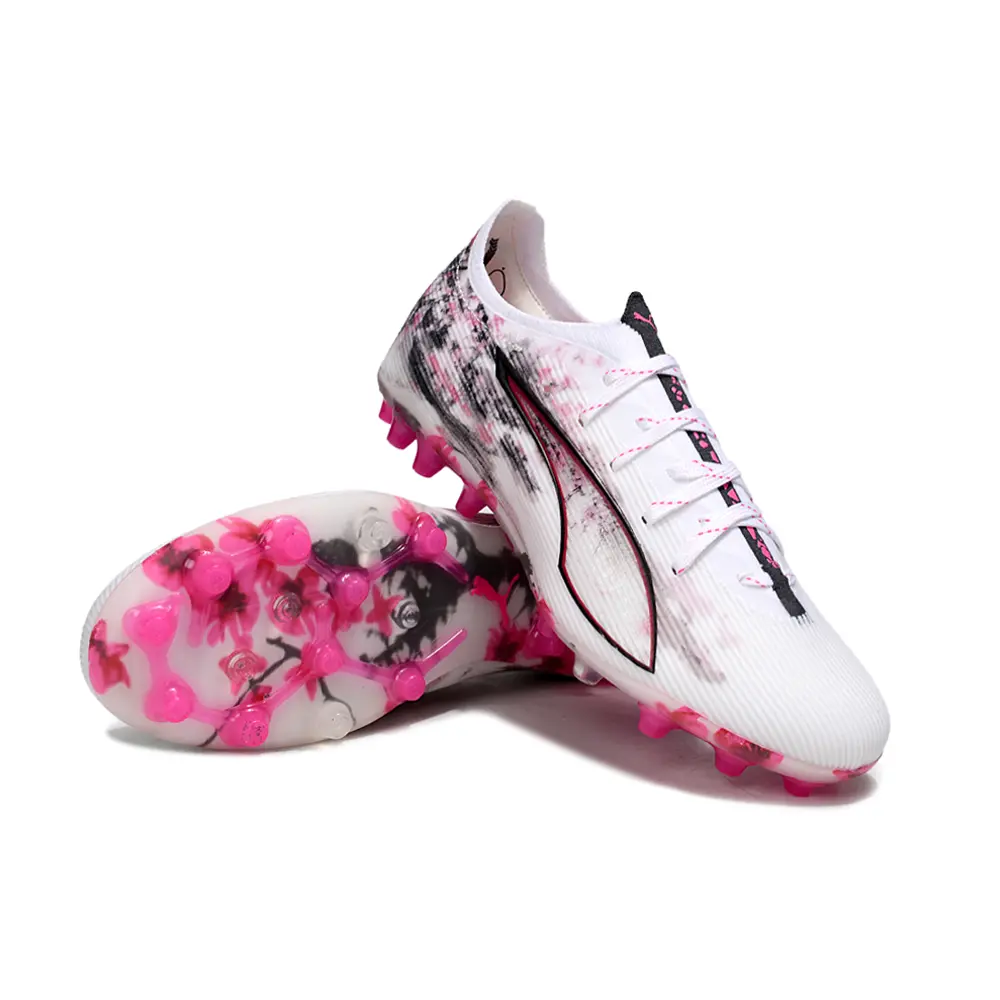 Chuteira Society Puma Ultra 5 Ultimate MG Branco