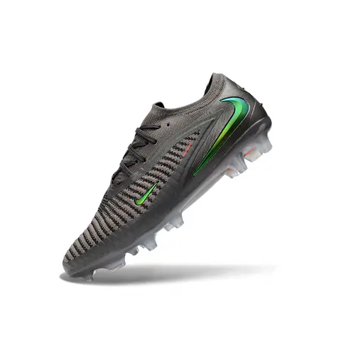 Chuteira Campo Nike Phantom GX 6 Elite FG Cinza, Verde e Laranja - Heat Up