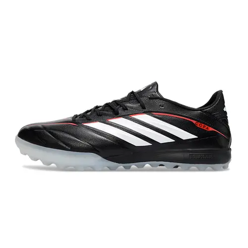 Chuteira Society Adidas Copa Pure IIII TF Preto, Branco e Vermelho - Immortal DNA Pack