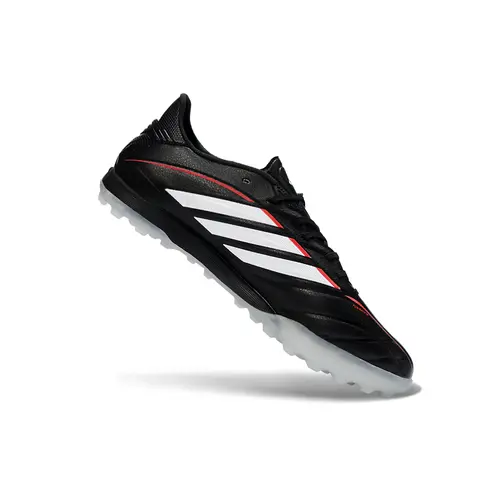 Chuteira Society Adidas Copa Pure IIII TF Preto, Branco e Vermelho - Immortal DNA Pack